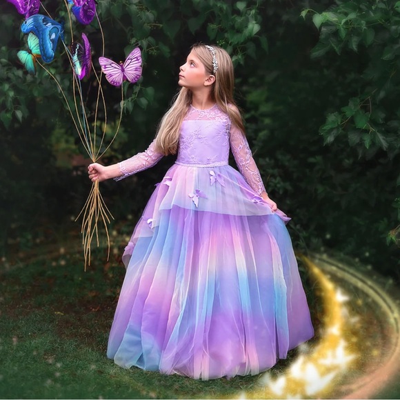 Mariposa Gown Watercolor from Trish Scully - Picture 5 of 8